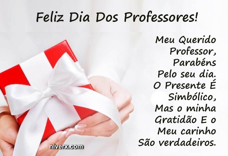 FELIZ DIA DOS PROFESSORES