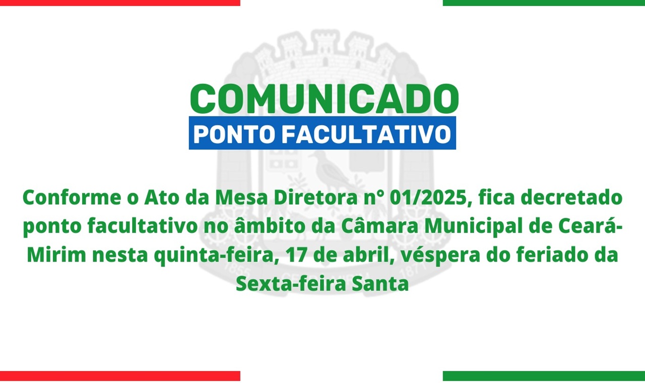 PONTO FACULTATIVO