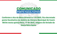 PONTO FACULTATIVO