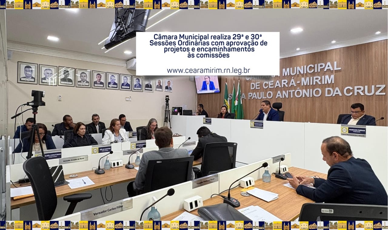 SESSÕES ORDINÁRIAS