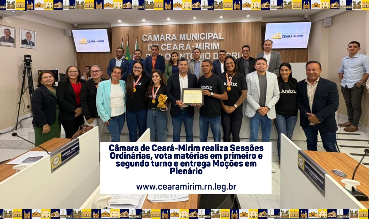 SESSÕES ORDINÁRIAS