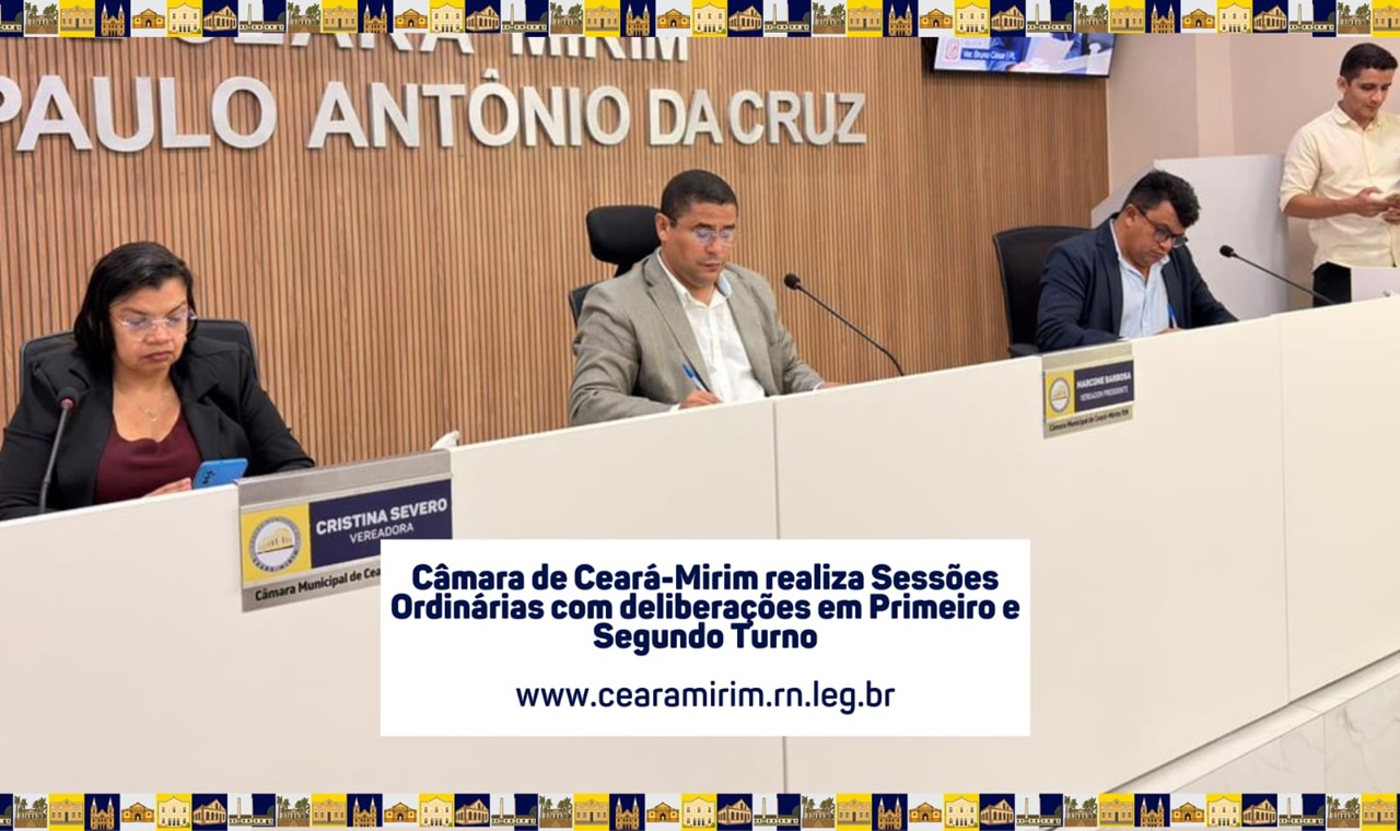  SESSÕES ORDINÁRIAS